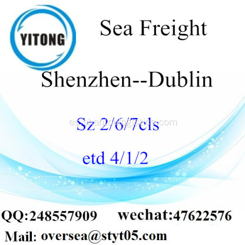 Puerto de Shenzhen LCL consolidación a Dublín